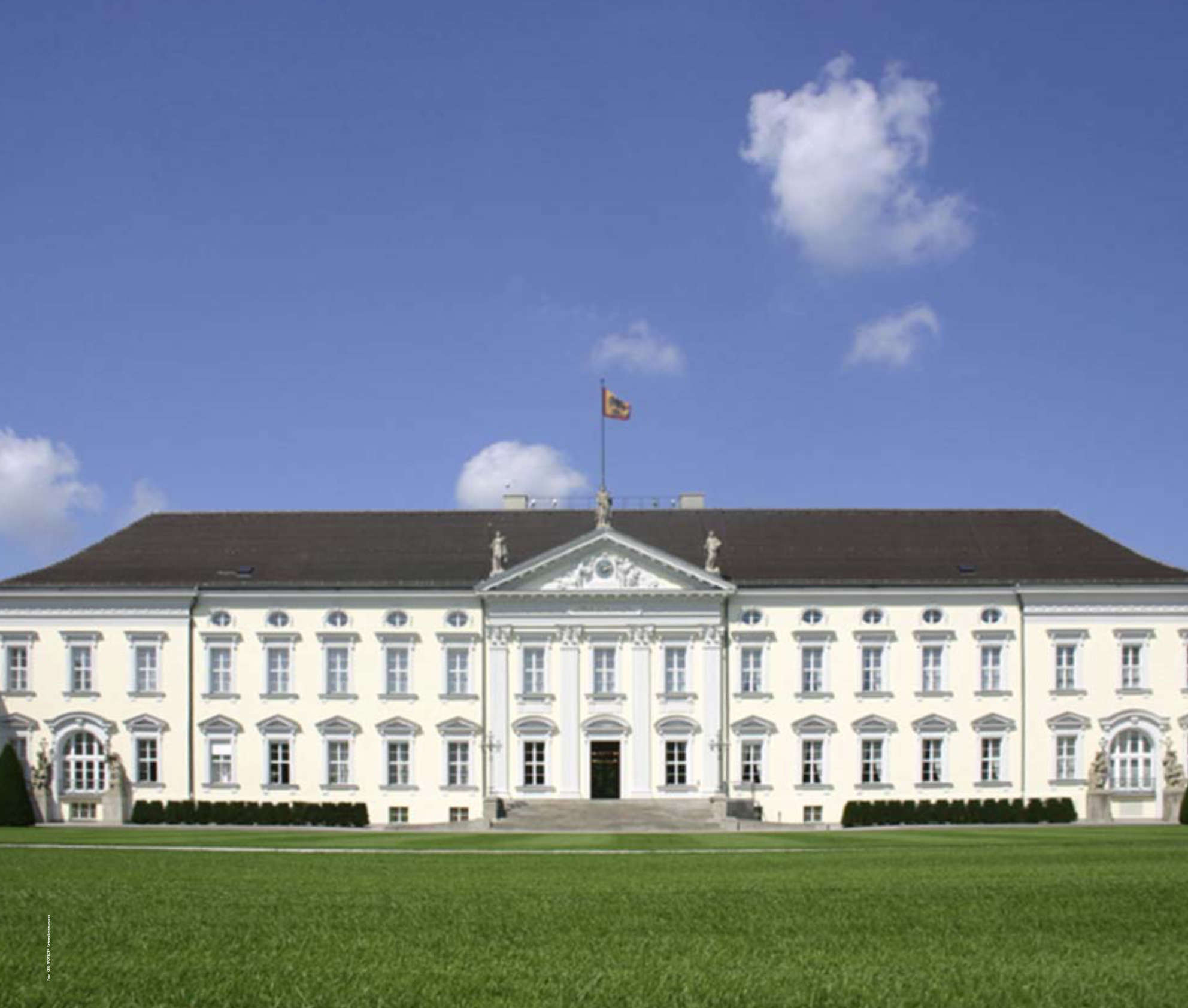 GEO PROTECT®-Referenz zur Regenwasserrückhaltung, Schloss Bellevue.