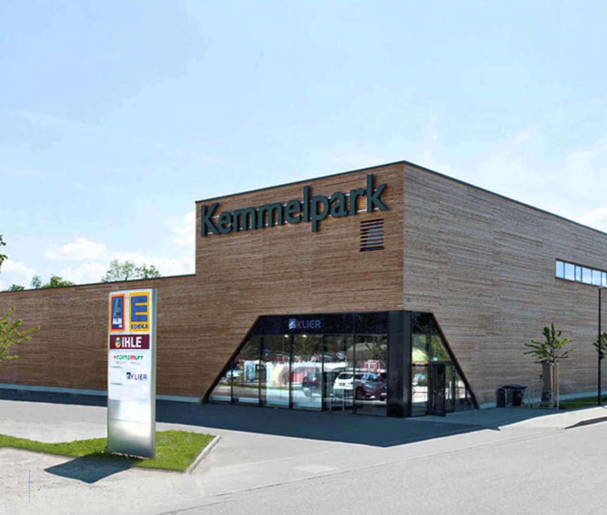 Gebäudeansicht Kemmelpark, Projekt GEO PROTECT®-Referenz zur Versickerung von Niederschlagswasser.