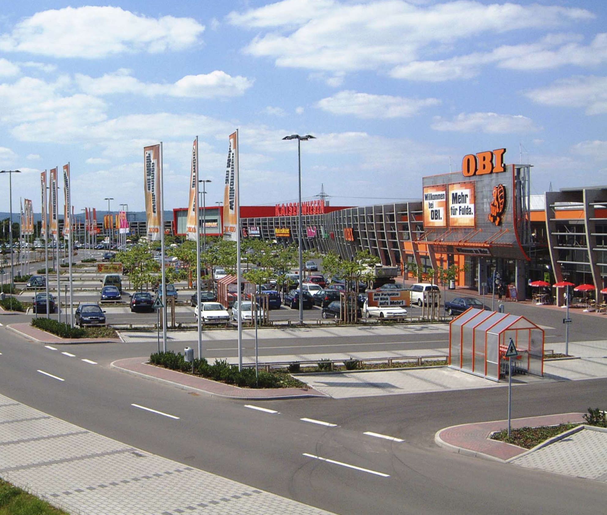 Gewerbepark Kaiserwiesen Fulda, GEO PROTECT®-Referenz zur Vorbehandlung und Abflusssteuerung von Niederschlagswasser.